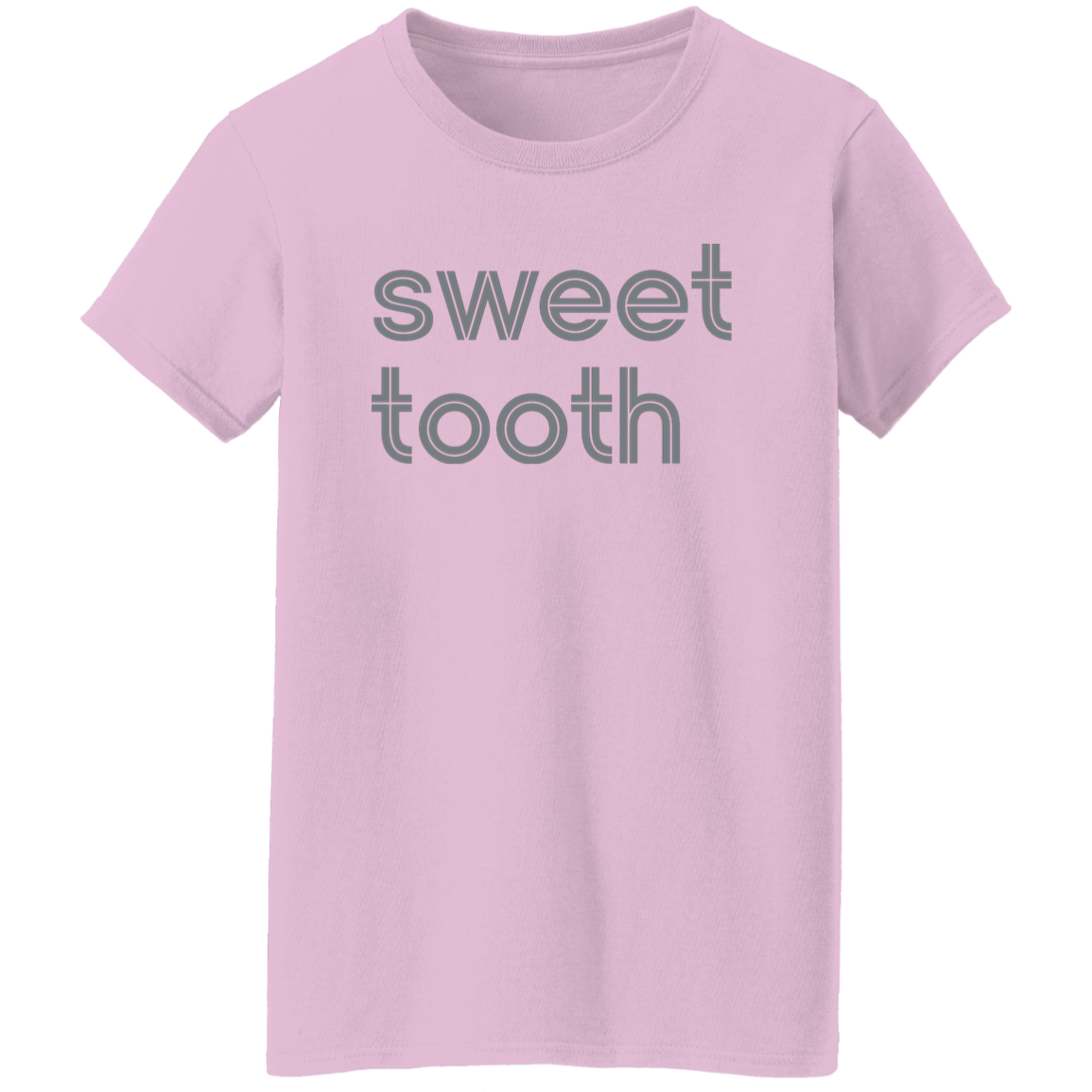 "Sweet tooth." Womens T-shirt | BetterSaid.co