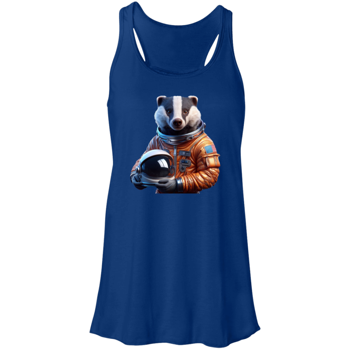 "Space Badger" Womens Tank Top | BetterSaid.co