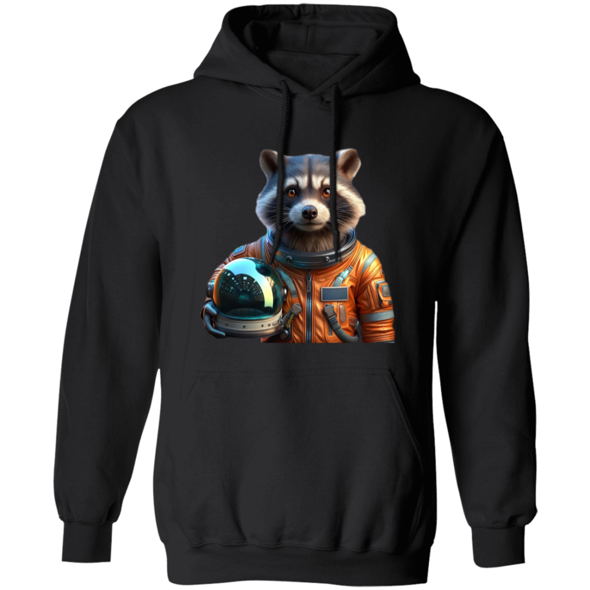 "Space Raccoon" Pullover Hoodie | BetterSaid.co