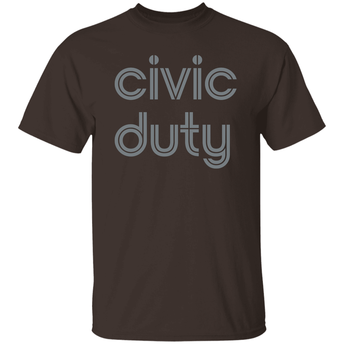 "Civic duty." Mens T-shirt | BetterSaid.co