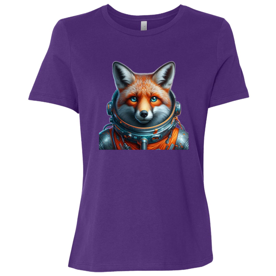 "Space Fox" Womens Relaxed T-shirt | BetterSaid.co