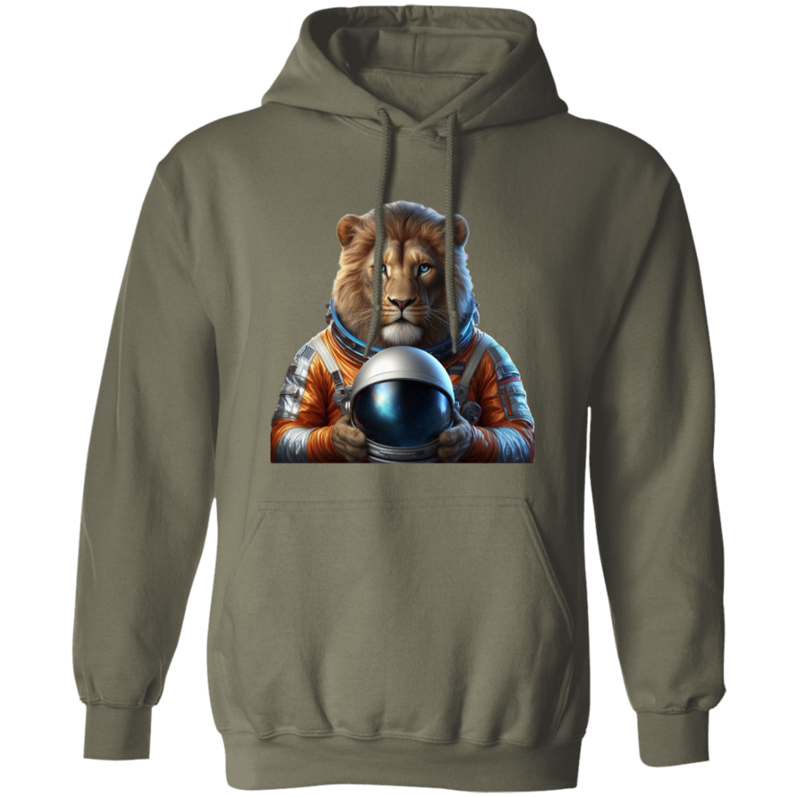 "Space Lion" Pullover Hoodie | BetterSaid.co
