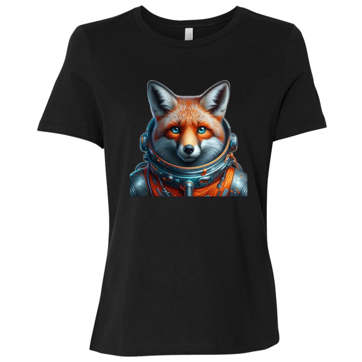 "Space Fox" Womens Relaxed T-shirt | BetterSaid.co