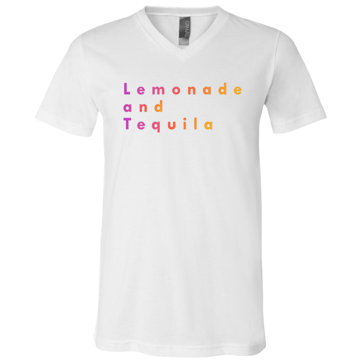 "Lemonade and Tequila" V-neck T-shirt | BetterSaid.co