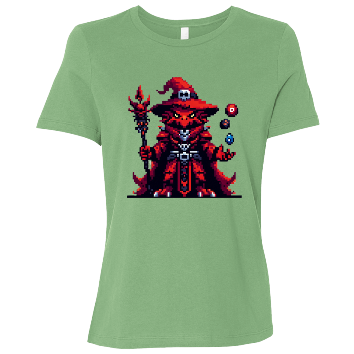 "Red Dragonborn DND" Womens Relaxed T-shirt | BetterSaid.co