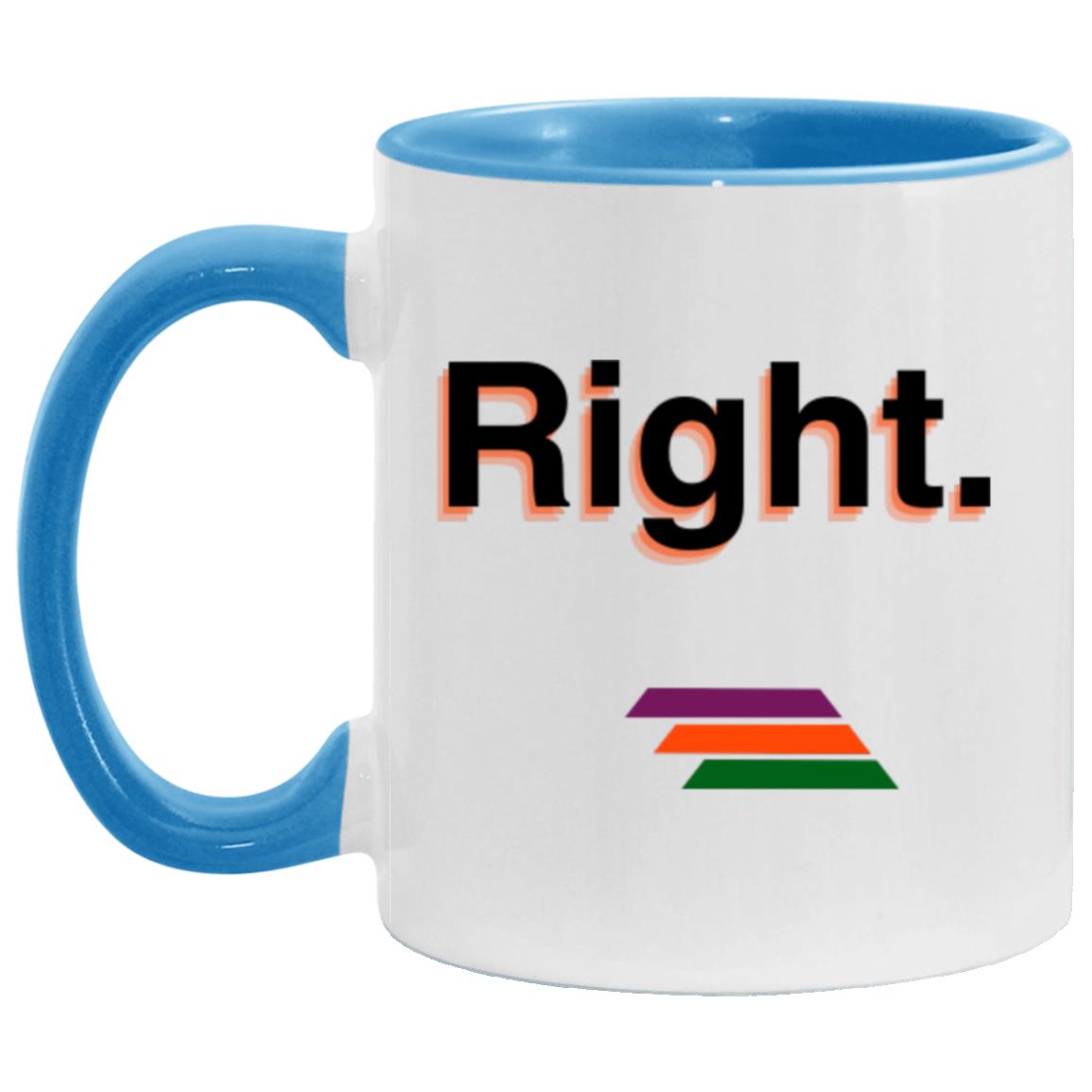 "Right." Coffee Cups | BetterSaid.co