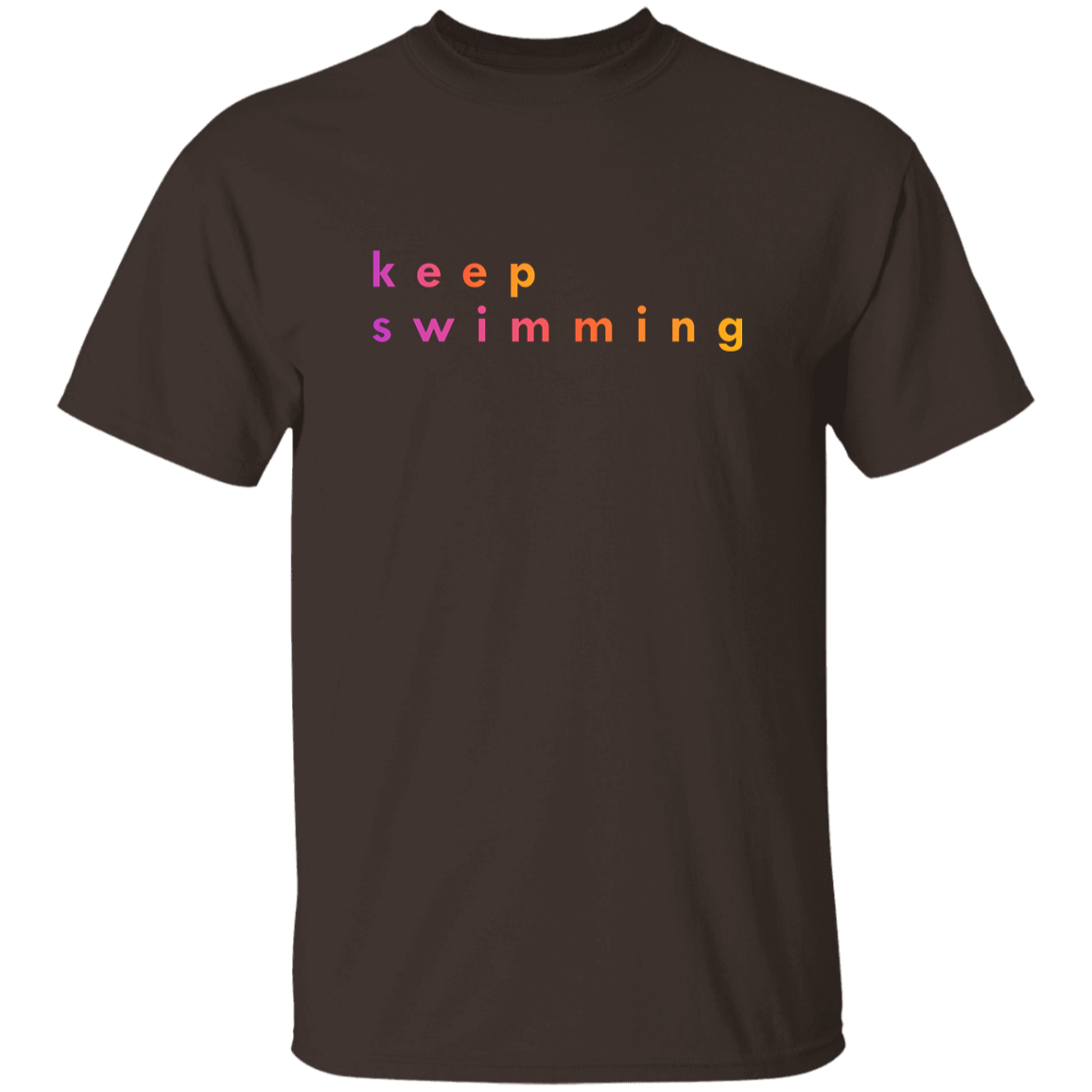 "Keep Swimming" Mens T-shirt | BetterSaid.co