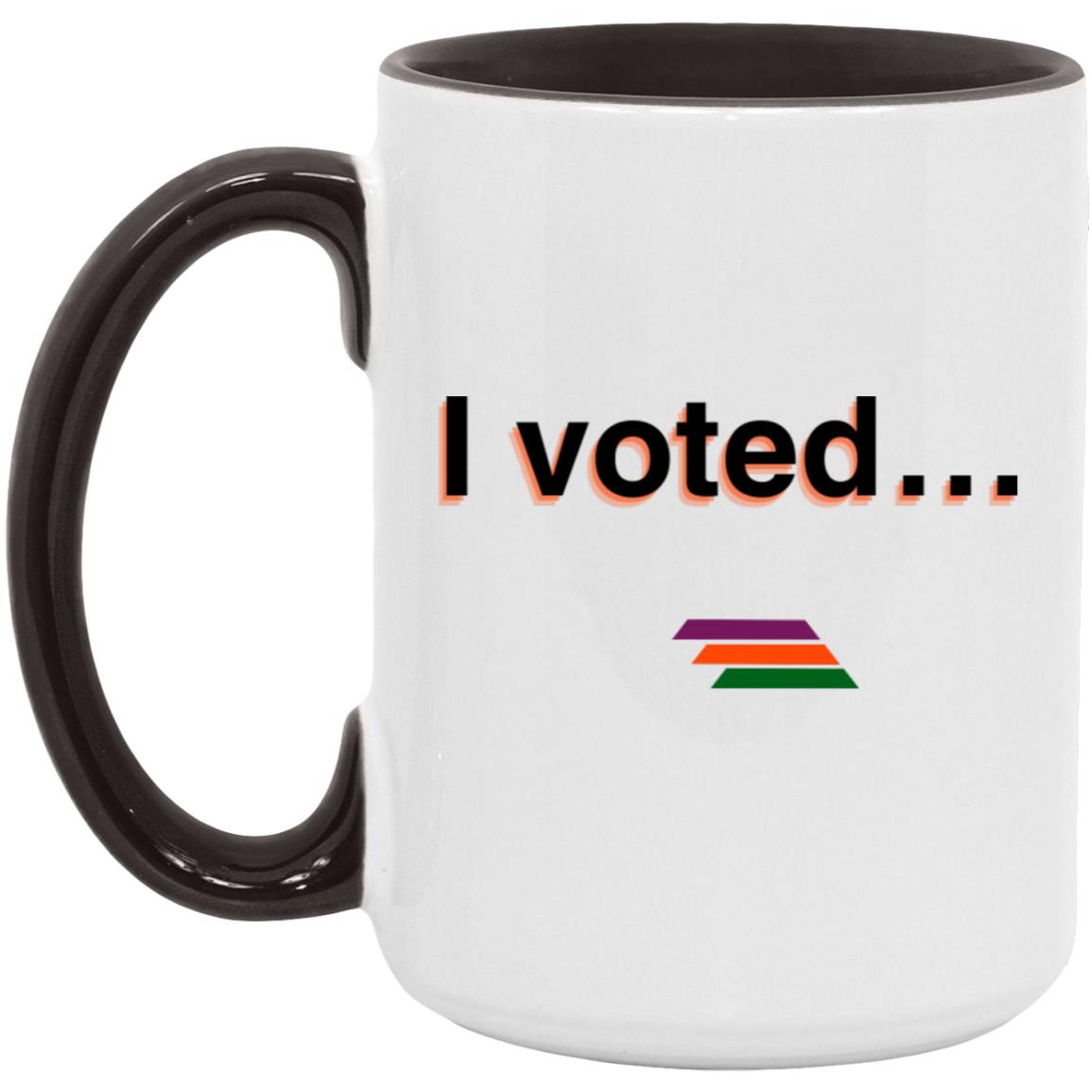 "I voted" Coffee Cups | BetterSaid.co