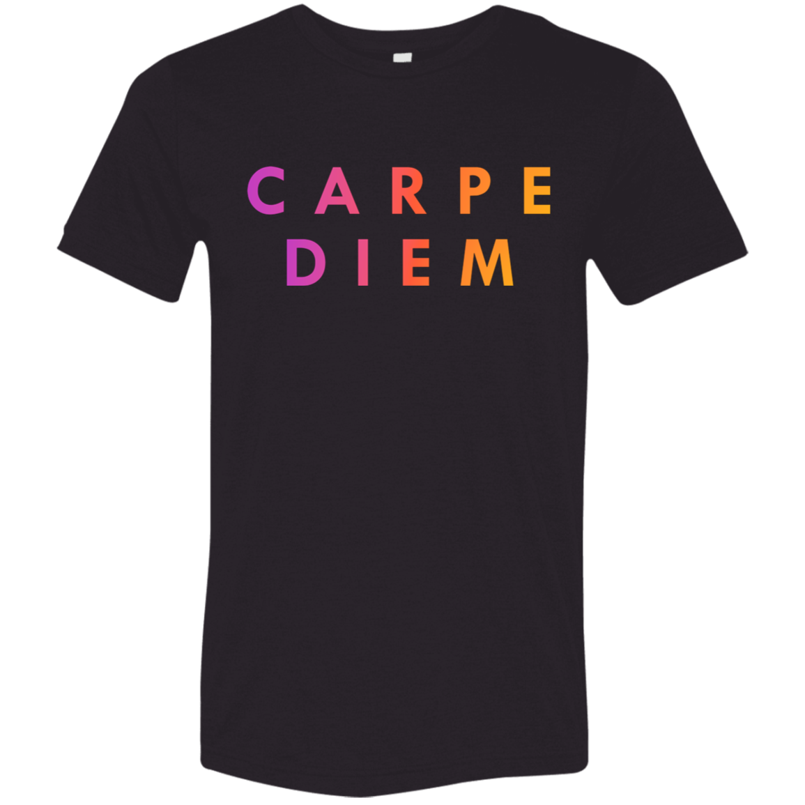 "Carpe diem." Tri-blend T-shirt