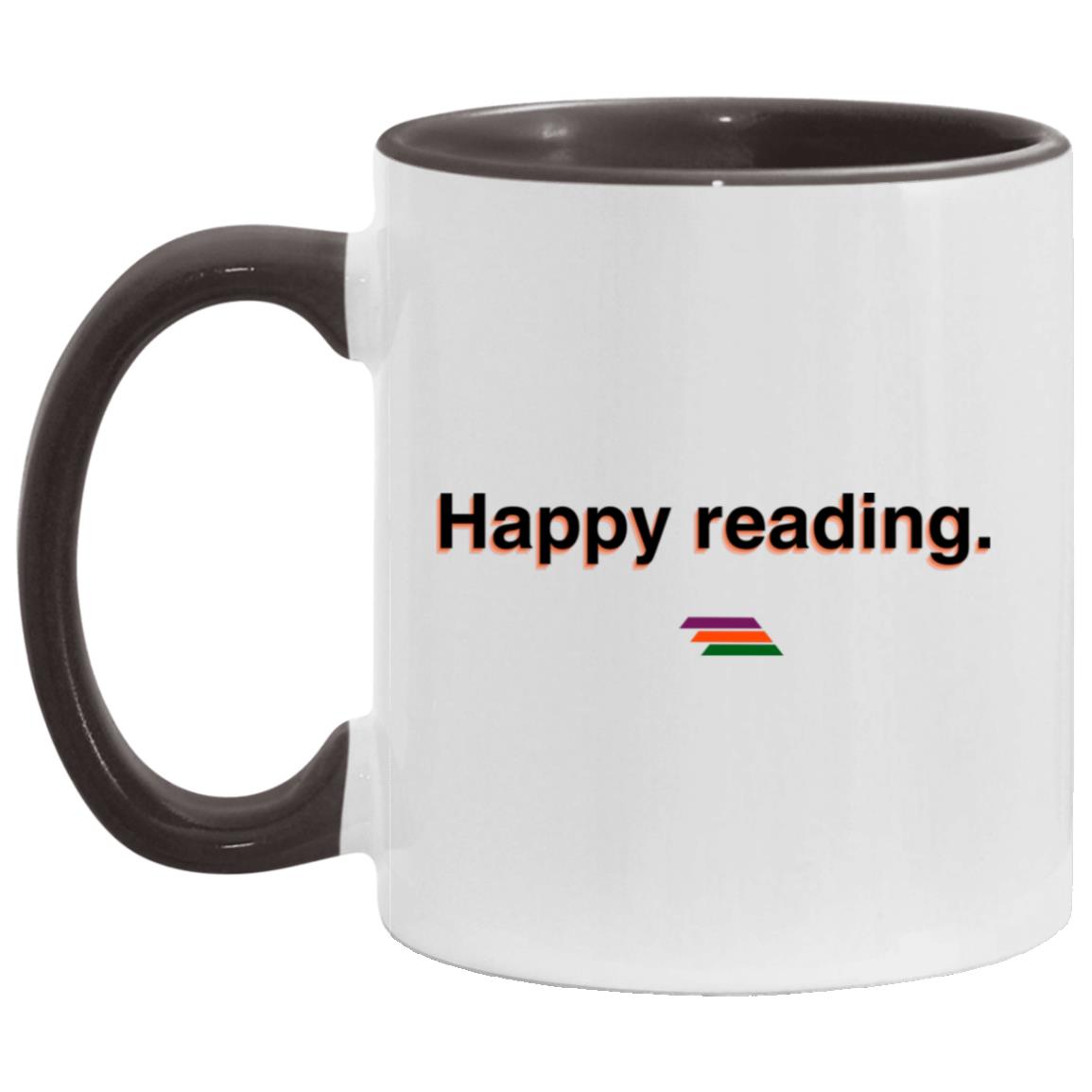 "Happy reading." Coffee Cups | BetterSaid.co