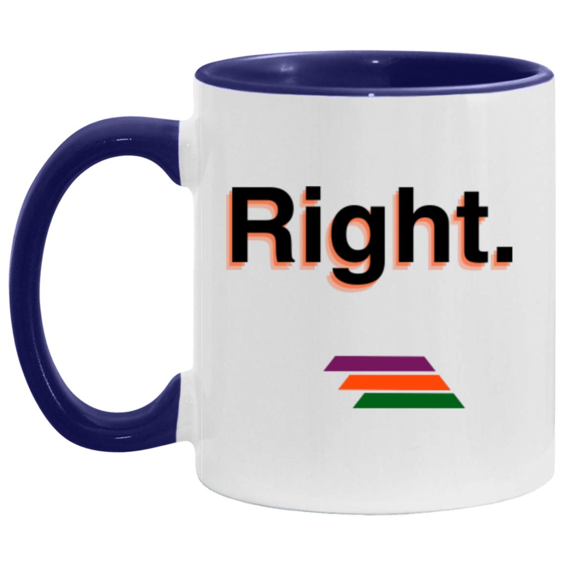 "Right." Coffee Cups | BetterSaid.co