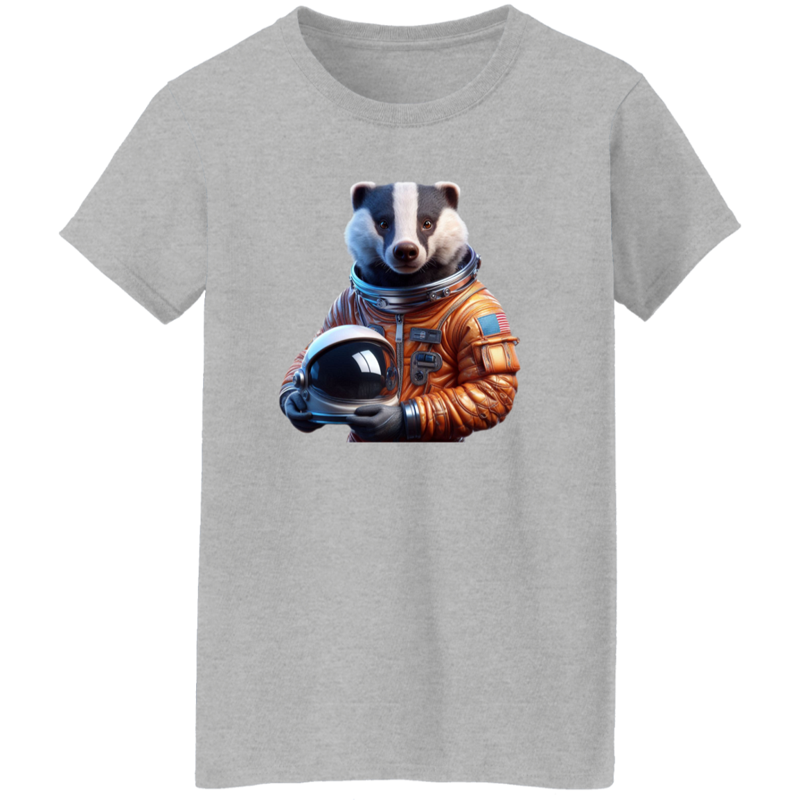 "Space Badger" Womens T-shirt | BetterSaid.co