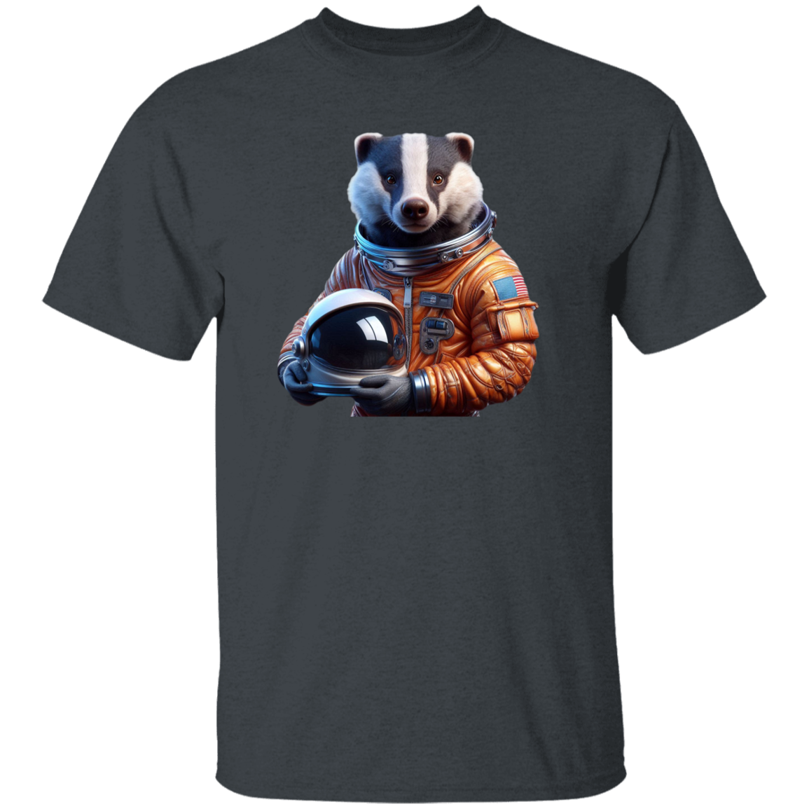 "Space Badger" Mens T-shirt | BetterSaid.co