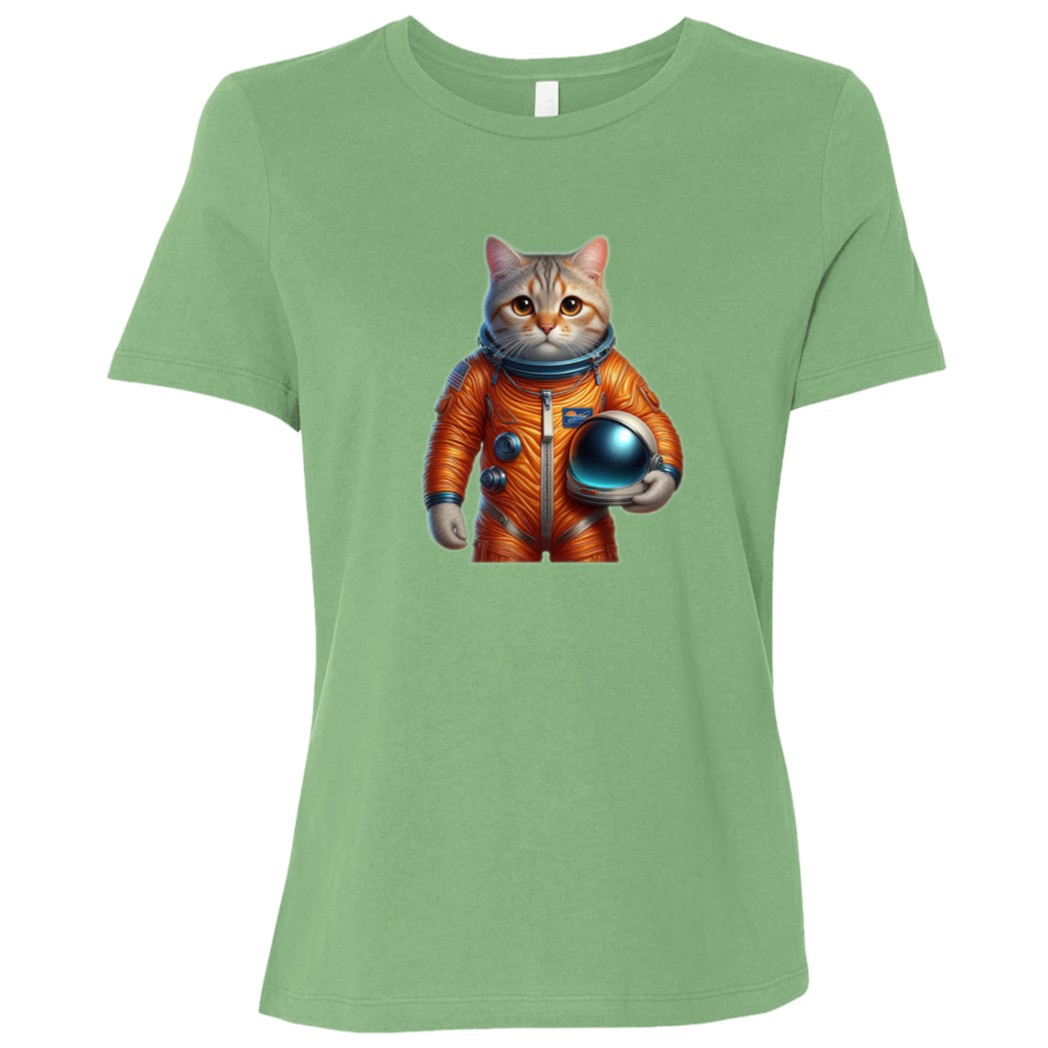 "Space Cat" Womens Relaxed T-shirt | BetterSaid.co
