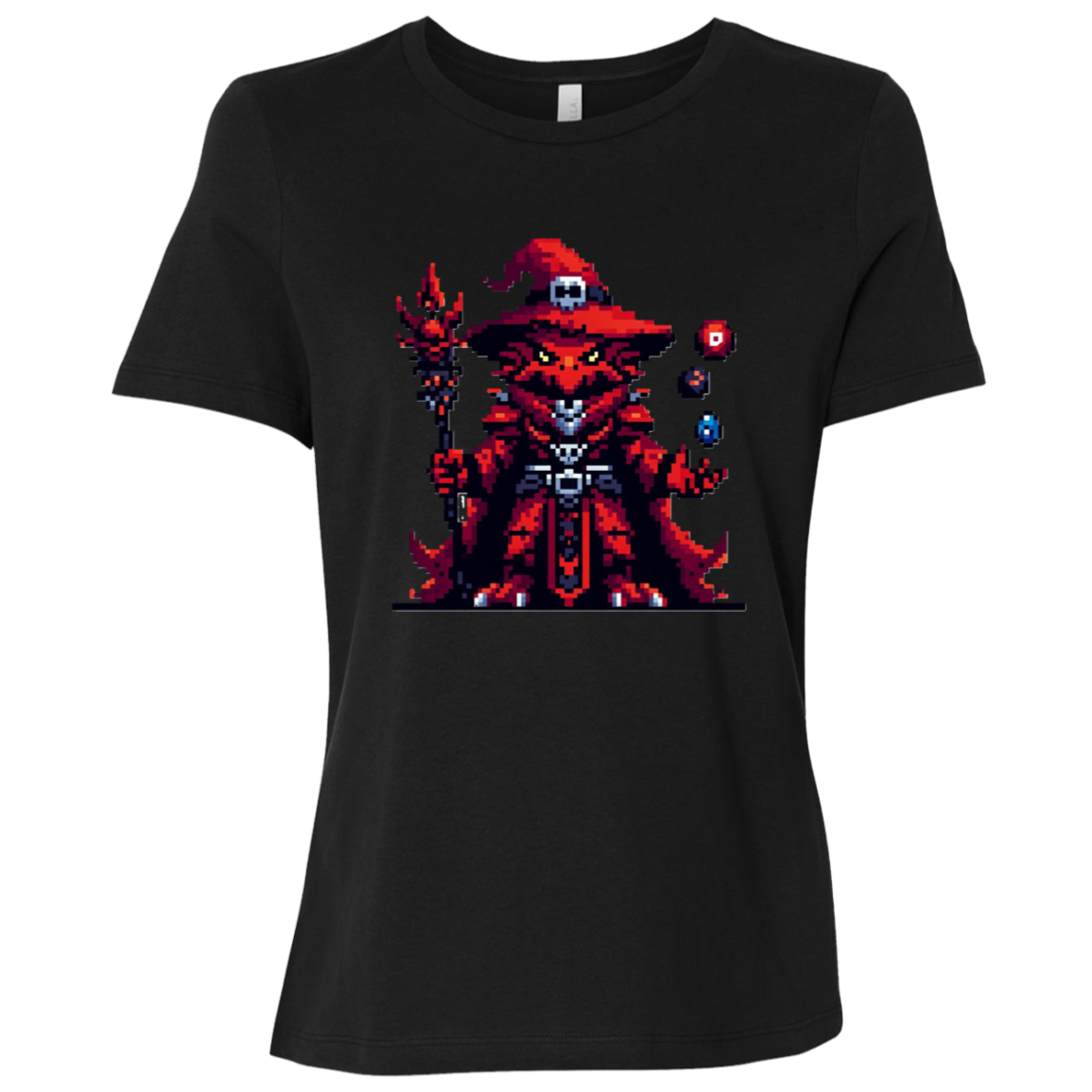 "Red Dragonborn DND" Womens Relaxed T-shirt | BetterSaid.co