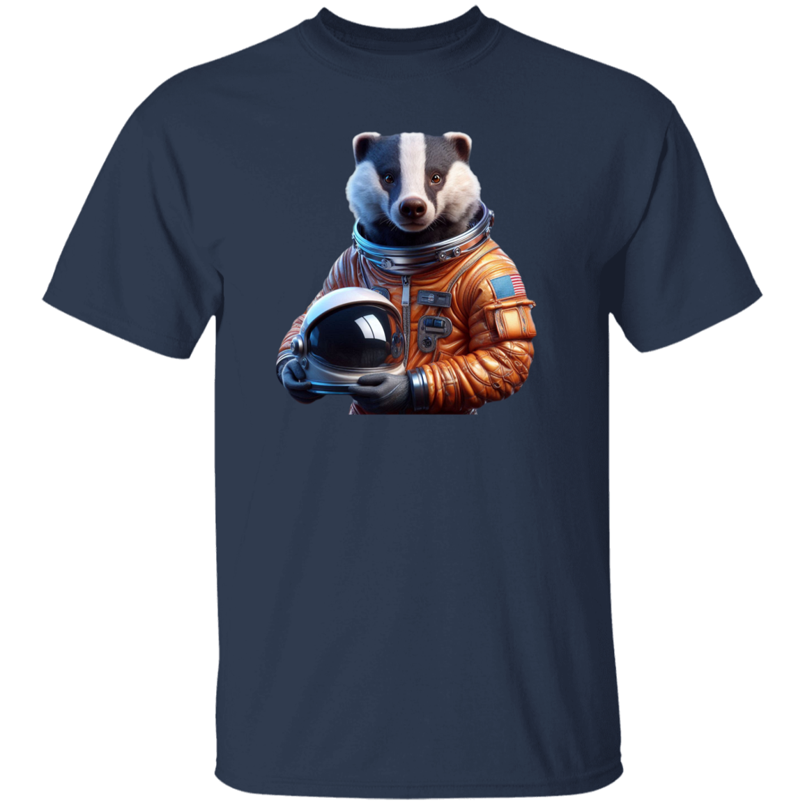 "Space Badger" Mens T-shirt | BetterSaid.co