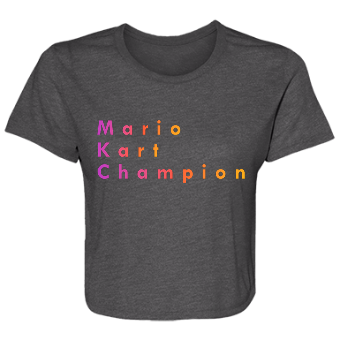 "Mario Kart Champion" Womens Crop Top | BetterSaid.co
