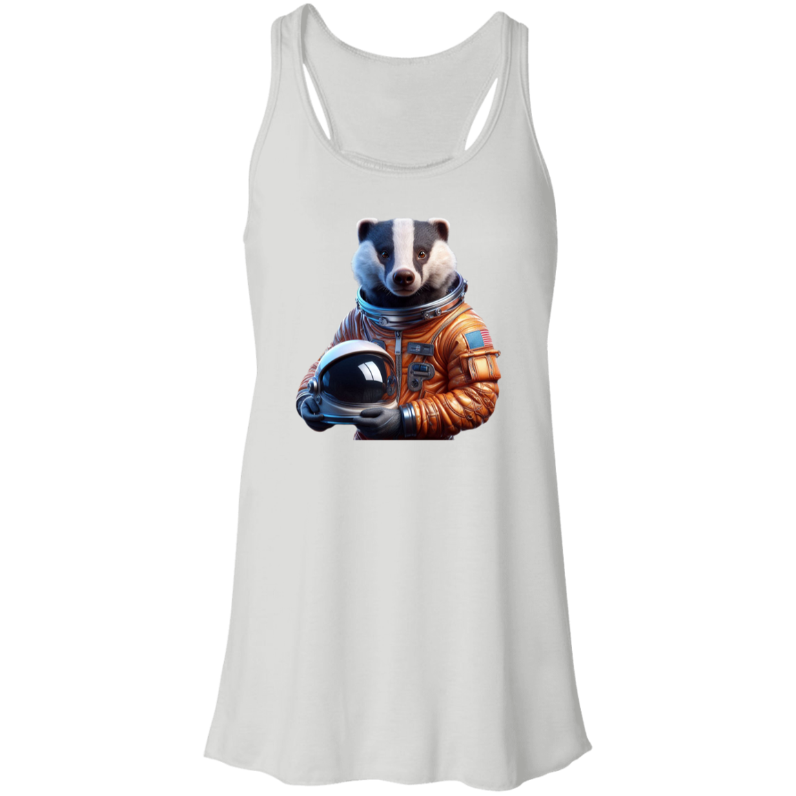 "Space Badger" Womens Tank Top | BetterSaid.co