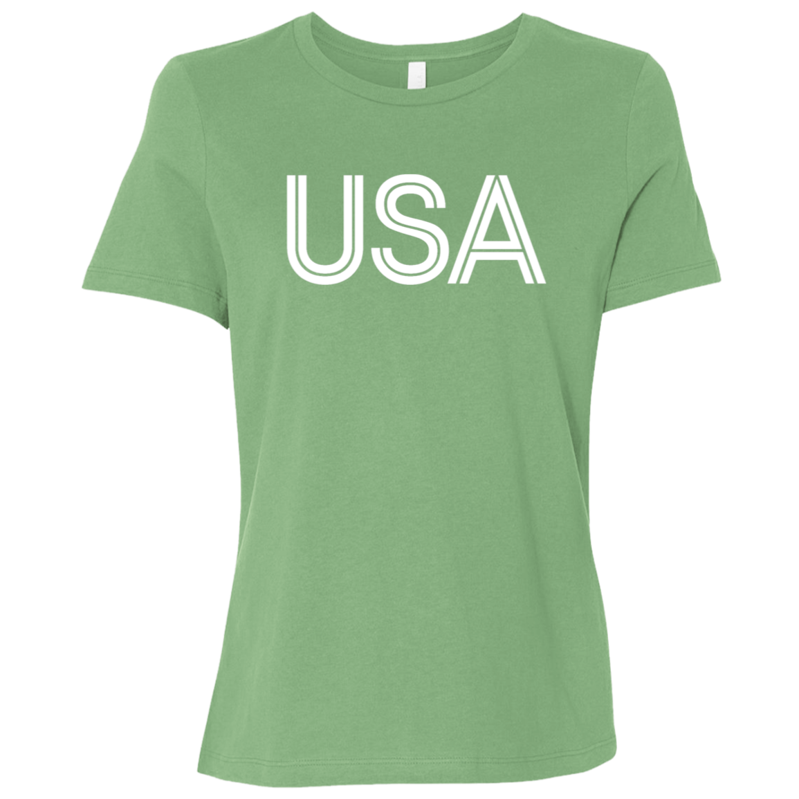 "USA" Womens Relaxed T-shirt | BetterSaid.co