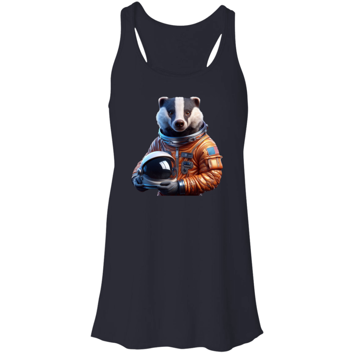 "Space Badger" Womens Tank Top | BetterSaid.co