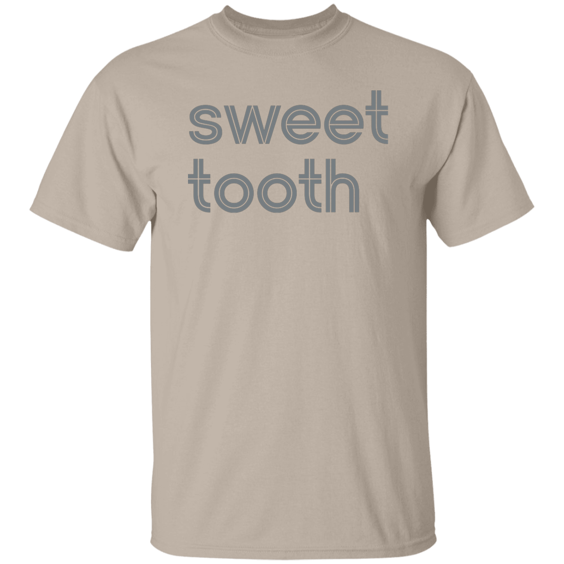 "Sweet tooth." Mens T-shirt | BetterSaid.co