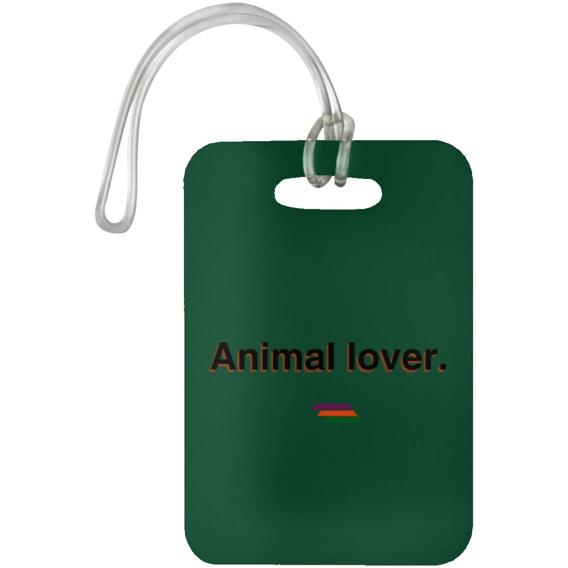"Animal lover." Luggage Bag Tag | BetterSaid.co