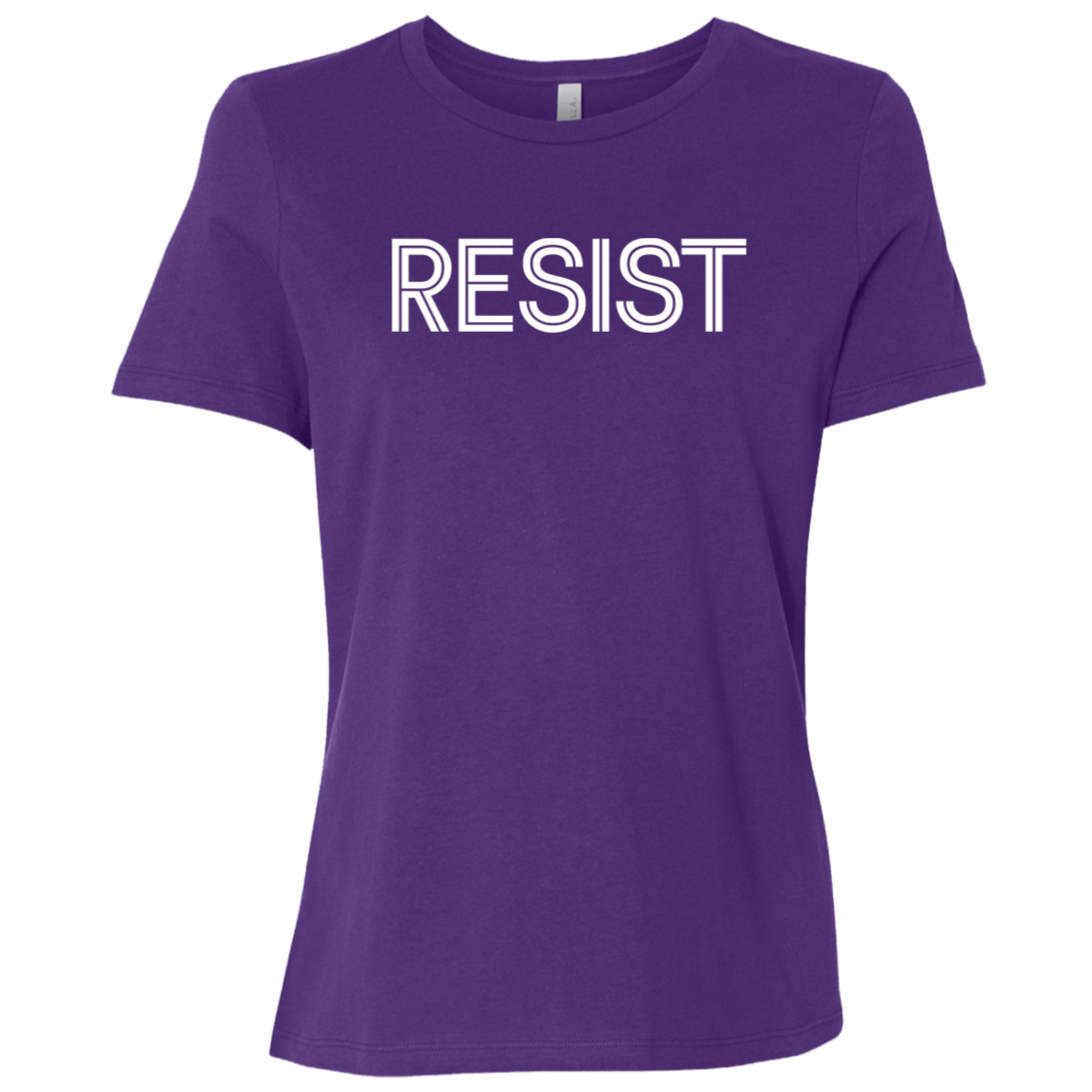 "Resist." Womens Relaxed T-shirt | BetterSaid.co