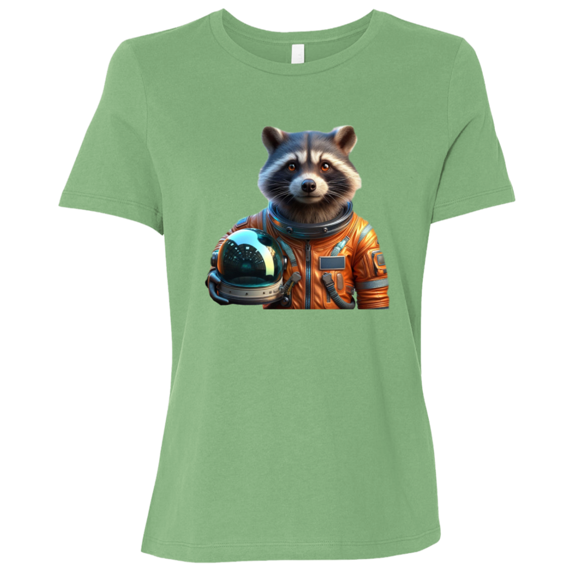 "Space Raccoon" Womens Relaxed T-shirt | BetterSaid.co