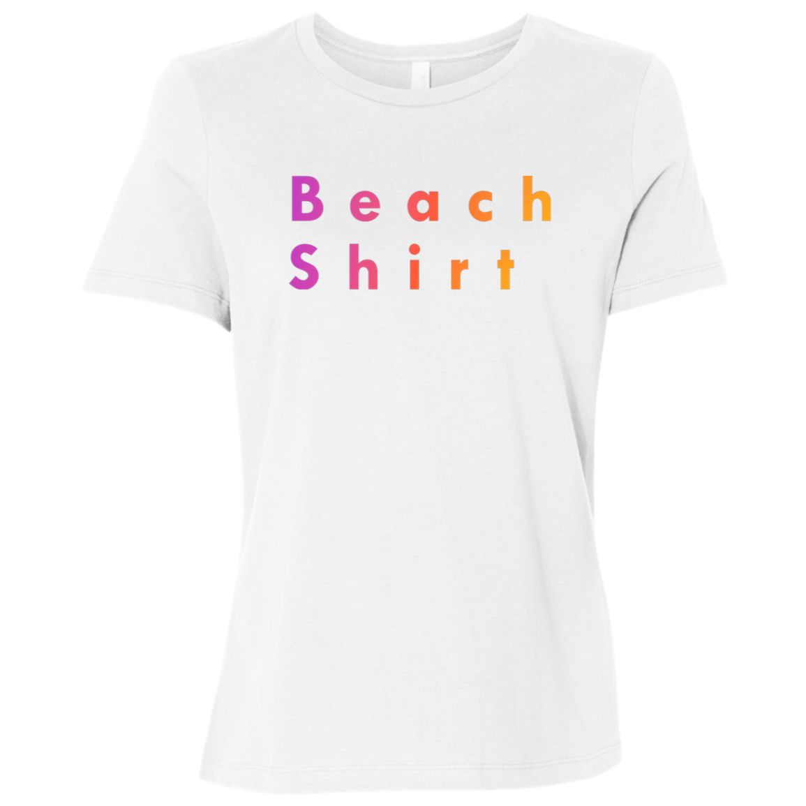 "Beach shirt" Womens T-shirt | BetterSaid.co