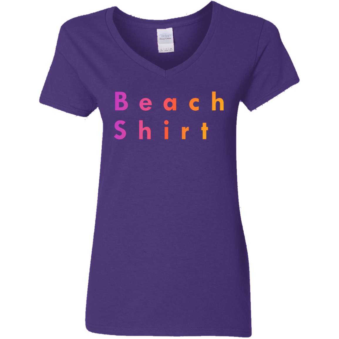 "Beach shirt" Womens V-neck | BetterSaid.co