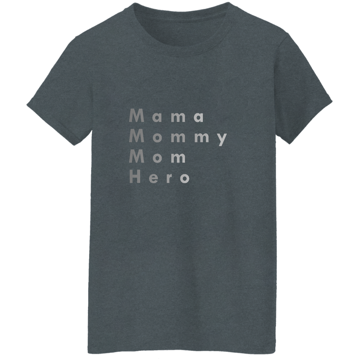 "Mama, Mommy, Mom, Hero" Womens T-shirt | BetterSaid.co