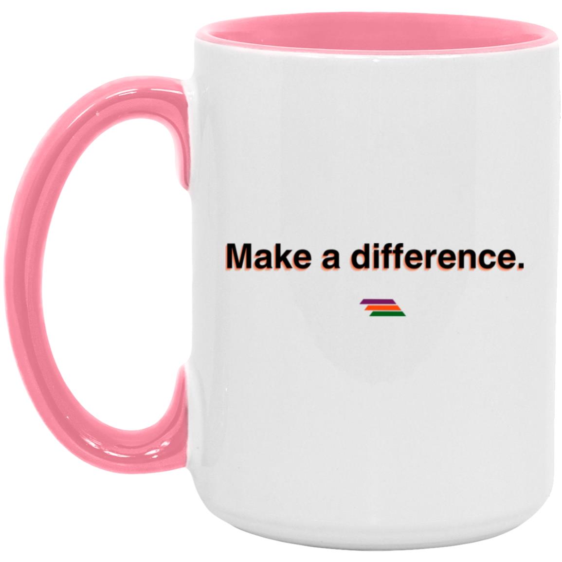 "Make a difference." Coffee Cups | BetterSaid.co