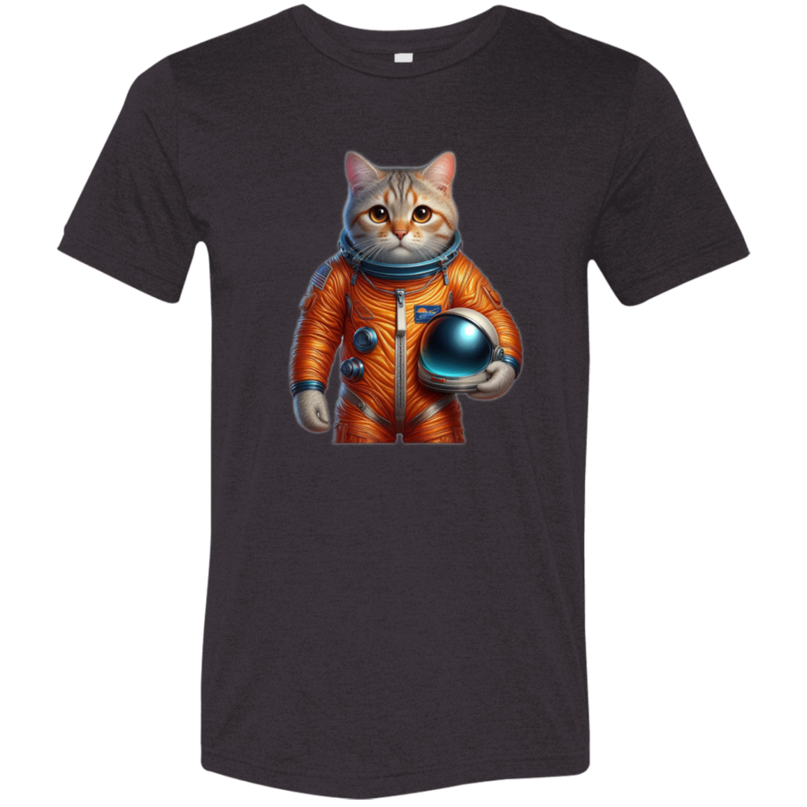 "Space Cat" Tri-blend T-shirt | BetterSaid.co