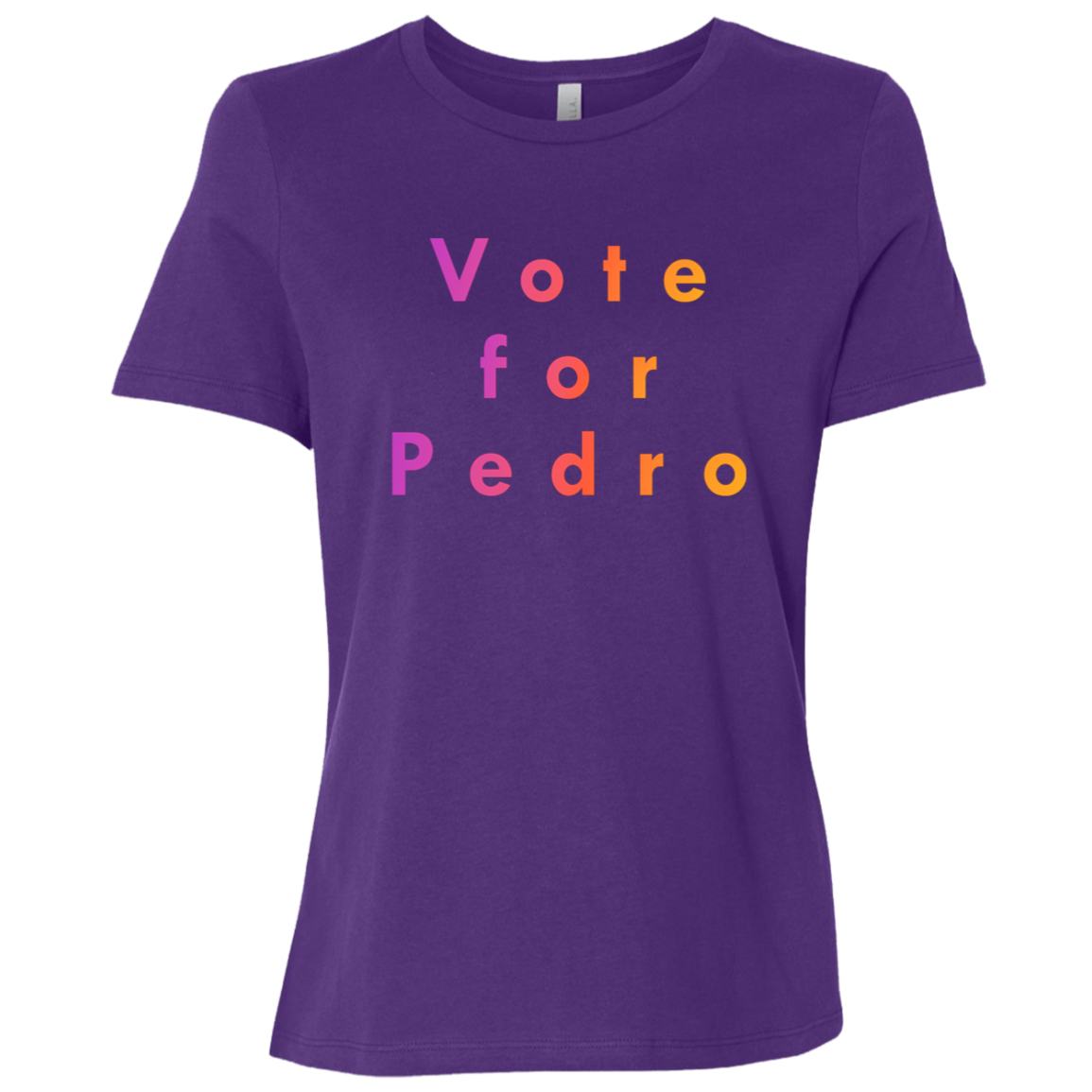 "Vote for Pedro" Womens T-shirt